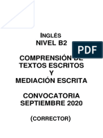 Inglés b2 Cte y Me Septiembre 2020 (Final) - Corrector