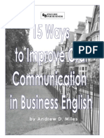 15ways To Improve Communication in Business English