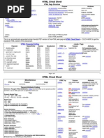 HTML5 CheatSheet
