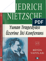 Friedrich Nietzsche - Yunan Tragedyası Üzerine İki Konferans
