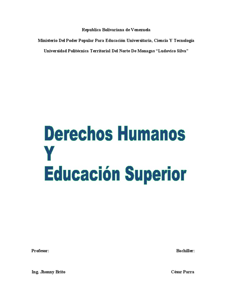 Modernización de la Educación Superior | PDF | Plan de estudios ...
