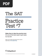 PDF Sat Practice Test 7