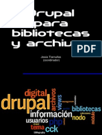 Drupal para Bibliotecas y Archivos