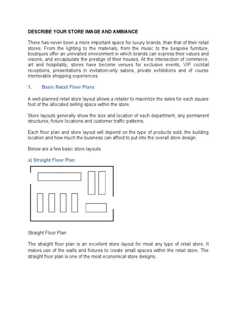 Retail Store Design and Layout Guide | PDF | Retail
