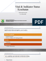 Statistik Vital & Indikator Status Kesehatan Indira