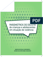 Parâmetros de Escuta de Crianças e Adolescentes Em Situação de Violência