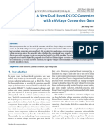 A New Dual Boost DC/DC Converter With A Voltage Conversion Gain