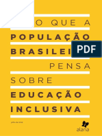 Pesquisa Datafolha - o Que A Populacao Brasileira Pensa Sobre Educacao Inclusiva