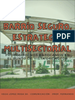 Barrio Seguro, Estrategia Multisectorial