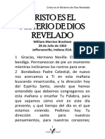 63-0728 CRISTO ES EL MISTERIO DE DIOS REVELADO VGR