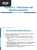 Capítulo 2 - Estructuras Del Sistema Operativo
