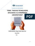 NUEVAS TECNOLOGIAS (2011-2016) PARA LA ENSEÑANZA UNIVERSITARIA