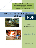 Guias de Laboratorio 1 de Manufactura FUNDICION en ARENA