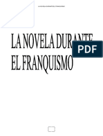 La novela durante el franquismo: evolución y tendencias