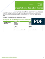 Assessment Changes To Lower Secondary Science Checkpoint - tcm143-595711