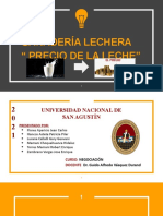 Ganadería Lechera - Precio de La Leche - Grupo 1