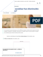 Mis Ganas de Socializar Han Disminuido - ¿A Qué Se Debe