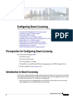 Prerequisites For Configuring Smart Licensing