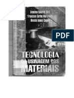 Tecnologia de Usinagem Dos Materiais Anselmo Diniz