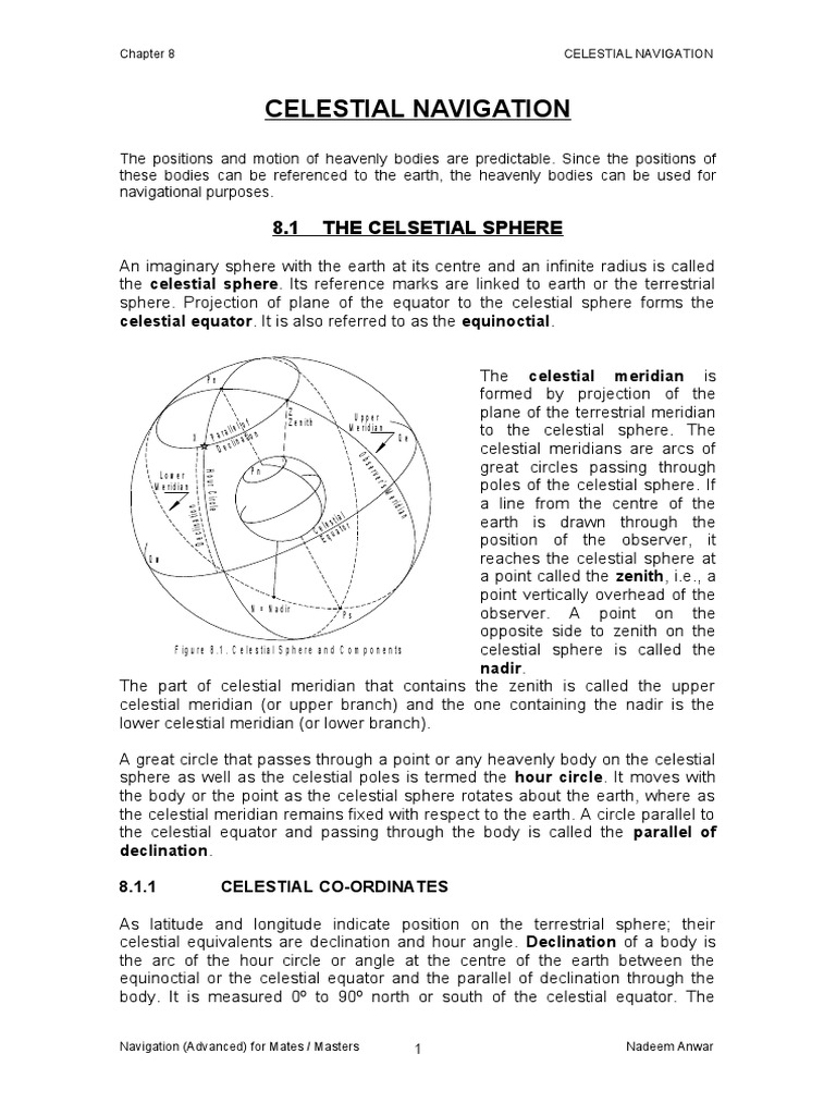 Determining Geographic Positions Using Celestial Navigation PDF