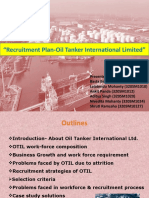 Group 1 - Recruitment Plan For Oil Tanker International Limited