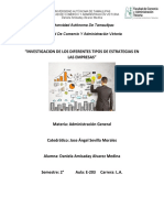 Tipos de Estrategias Administracion