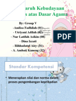 Pengaruh Kebudayaan Khusus Atas Dasar Agama