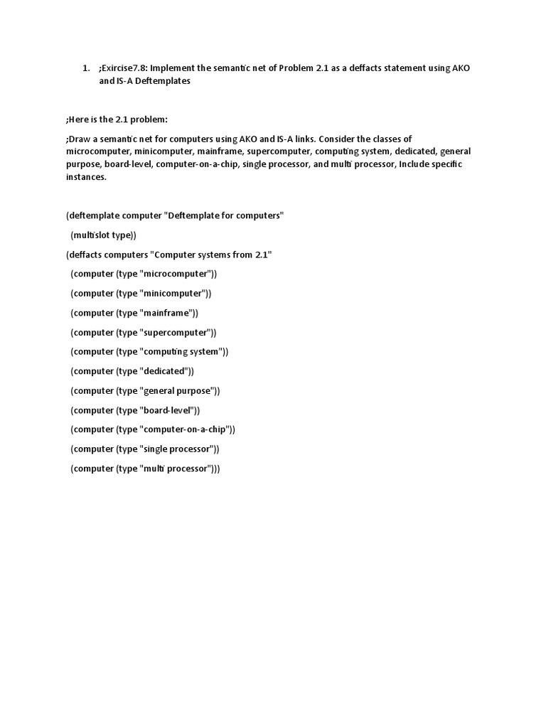 Exircise 7 | PDF