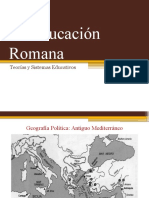 La Educacion Romana