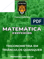 MATEMÁTICA - EX. - Trigonometria em Triângulos Quaisquer PRONTO