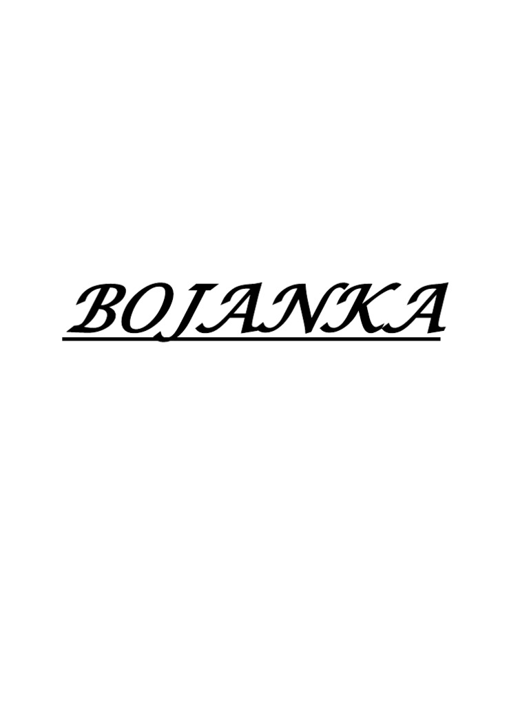 Bojanka | PDF