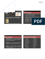 Introducao A Zoologia Taxonomia e Classificacao