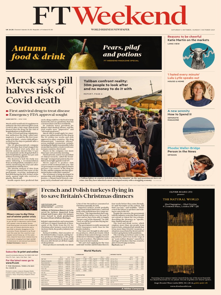 Financial Times (UK Edition) - No. 40,827 (02 Oct 2021)