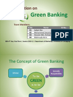 Presentation On: Green Banking