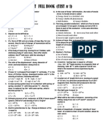 Phycisc Mdcat Full Book Test No 1