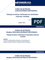 Curso de Nutrição: Patologia Da Nutrição e Dietoterapia Nas Enfermidades Endócrinas: Obesidade