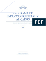 Programa de Induccion General y Al Cargo