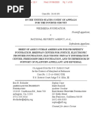 Wikimedia v. NSA (Amicus Brief)