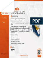 Collarín: Cervical Adulto