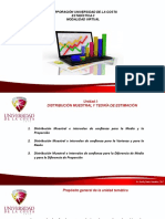 Unidad 1 - Distribucion Muestral y Teoría de Estimación