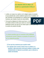 Explique La Relación Entre Lo Ético y Lo Religioso. ¿Cuál Es Su Apreciación Crítica Al Respecto?