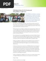 CDM Watch Newsletter #2 April 2011