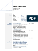 Safrul Setiawan Lauparenta: Personal Details