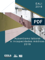 Ausentismo Laboral e Incapacidades Médicas 2019 CESLA ANDI