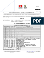 Res Rect No 7639 - Calendario Académico 2021