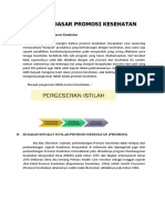 Konsep Dasar Promosi Kesehatan