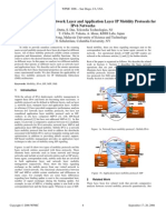 Comparative Analysis of Network Layer and Application Layer Ip Mobility Protocols For Ipv6 Networks