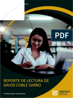 Reporte de Lectura de David Coble Sarro