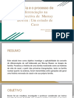 Família de Sérgio e Ana: Estudo de caso sobre diferenciação do self e transmissão multigeracional