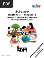 Science6 q1 Mod2les3 Separating Mixtures Through Decantation FINAL